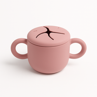 Big Ears Silicone Baby Cup | BPA-Free Snack Cup with Handles