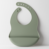 Kangaroo Pouch Bib | BPA-Free Silicone