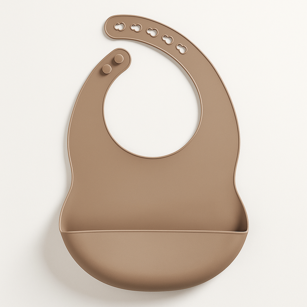 Kangaroo Pouch Bib | BPA-Free Silicone