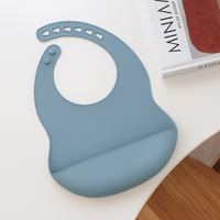 Kangaroo Pouch Bib | BPA-Free Silicone