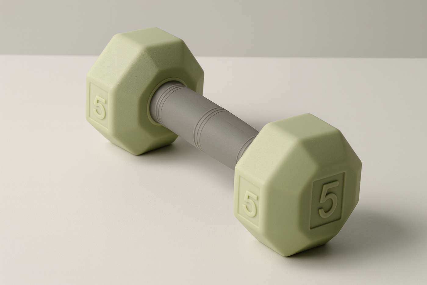Silicone Baby Dumbbell Teether Toy