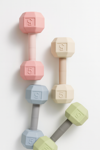 Silicone Baby Dumbbell Teether Toy
