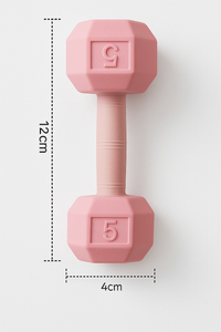 Silicone Baby Dumbbell Teether Toy