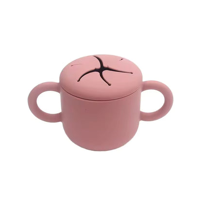 Learning Feeding & Snack Cup | BPA-Free Silicone Tableware for Toddlers