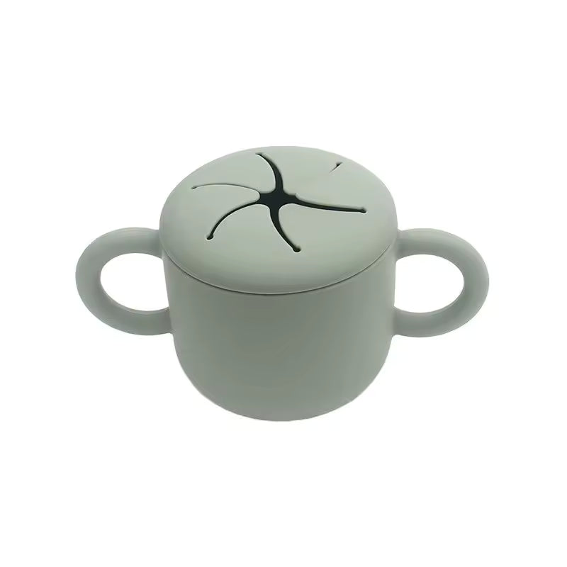 Learning Feeding & Snack Cup | BPA-Free Silicone Tableware for Toddlers