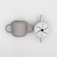 Big Ears Silicone Baby Cup | BPA-Free Snack Cup with Handles